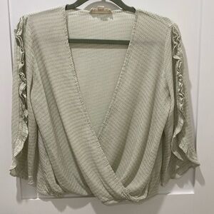 Lovestitch flutter sleeve blouse